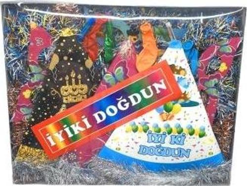 Şeffaf Küçük Parti Seti Takım Süs