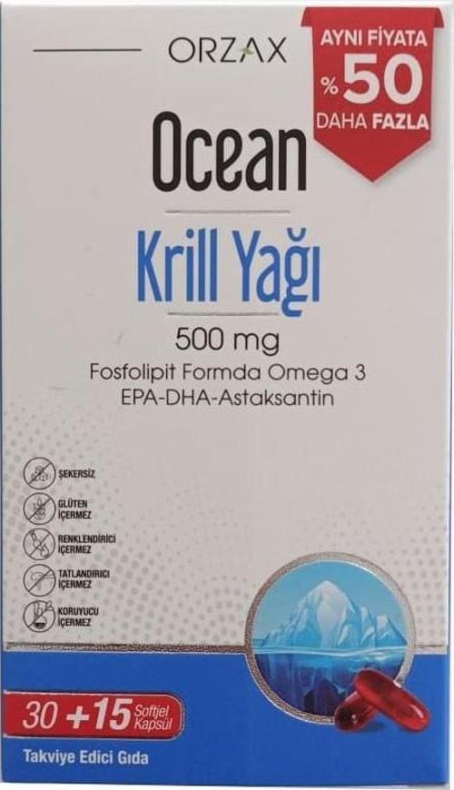 Krill Oil 30 +15 Softjel Kapsül