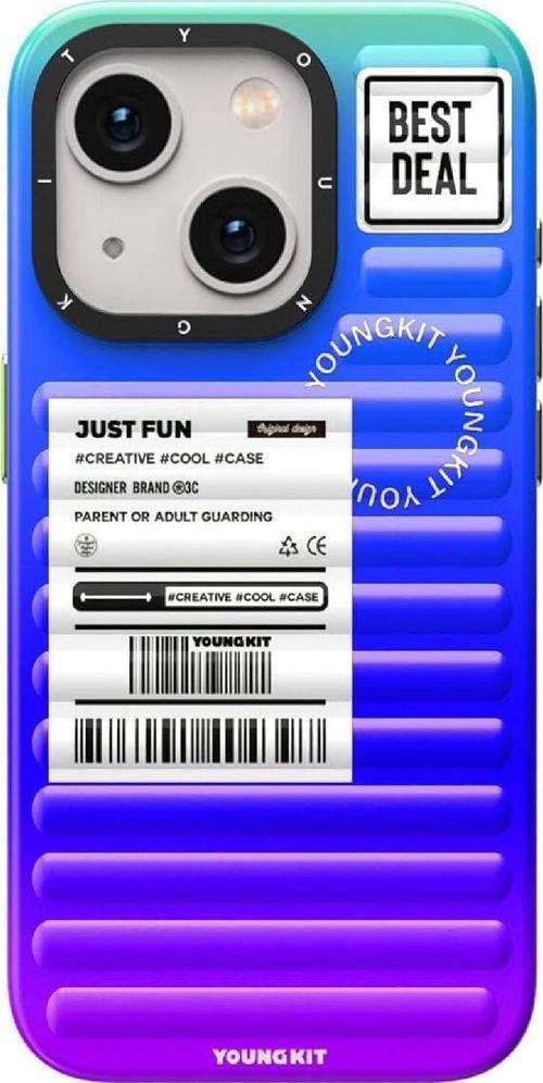 Apple iPhone 13 Pro Max için Uyumlu, Mavi Degrade Tasarımlı Koruyucu Telefon Kapağı