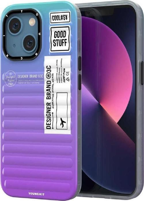 Mavi ve Mor Koruyucu Kılıf iPhone 11 için, Şık Tasarım, Çift Kamera Korumalı