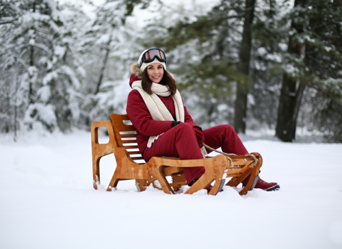 Ahşap Kar Kızağı