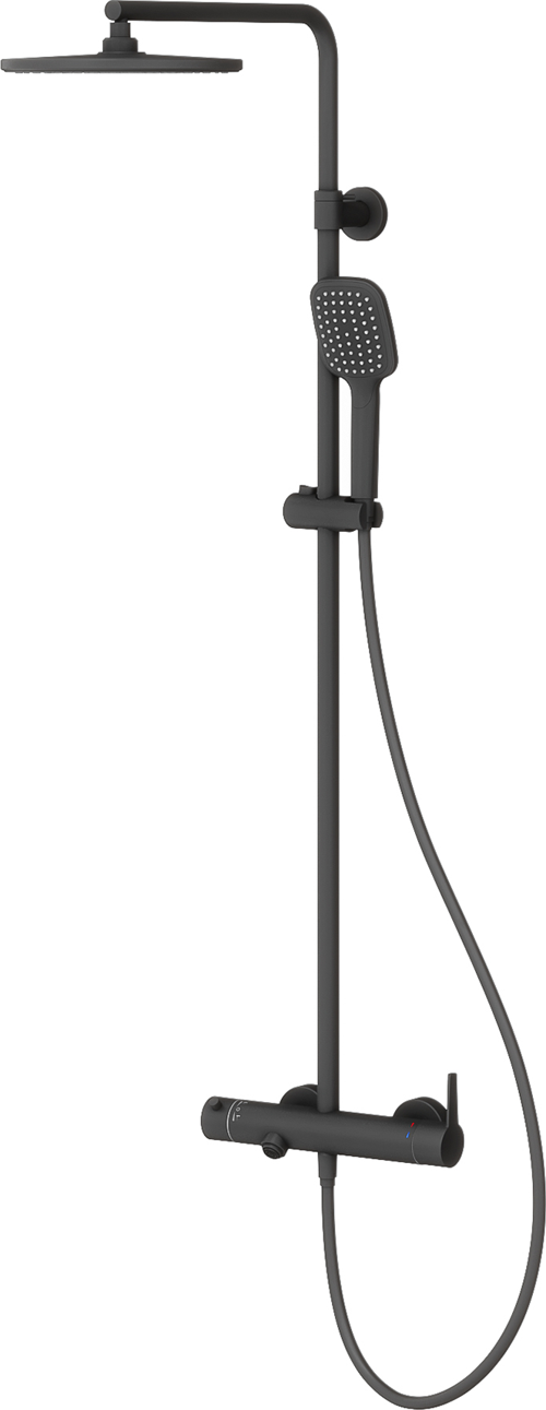 Estella Mix 3 Yönlü Duş Kolonu-Siyah