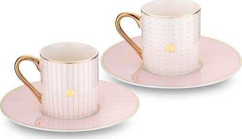 Navy 2'li Kahve Fincan Takımı Pink