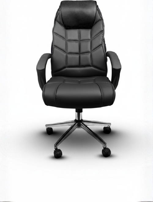 Comfort Plus Siyah Deri Ergonomik Ofis ve Oyun Koltuğu