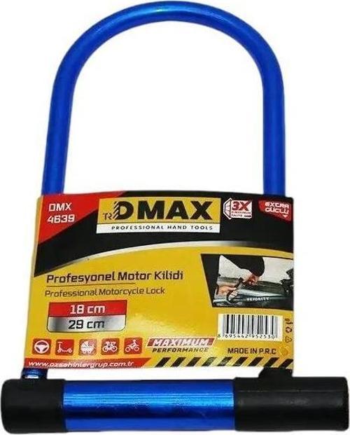 DMX-4639 Motosiklet ve Direksiyon Kilidi 18 mm x 29 cm
