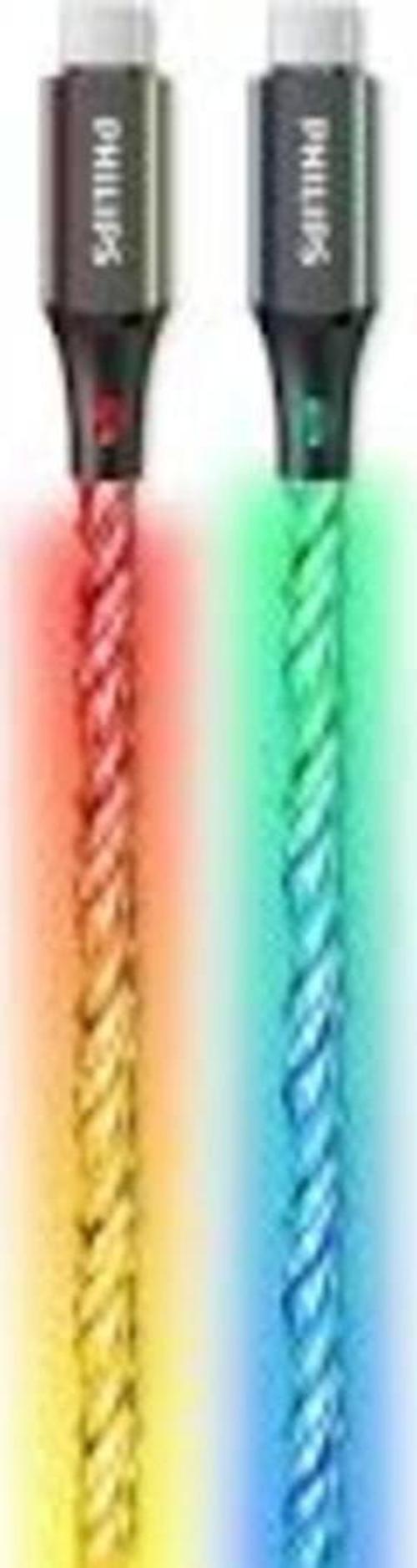 DLC5130C/00 60W Usb-C To Usb-C Rgb Renkli Oyuncu Şarj Kablosu 1m