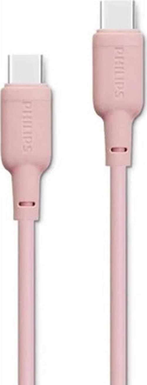DLC6541CP/00 60W Usb-C To Usb-C Şarj Kablosu 1 Metre Pembe
