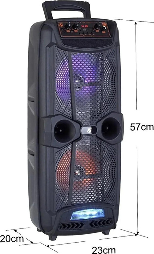 Glrtech Uzaktan Kumandalı Ve Mikrofonlu Karaoke Bluetooth Hoparlörü