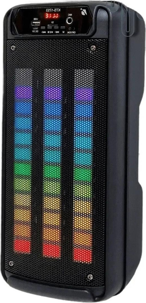 Glrtech Led Işıklı Bluetooth Speaker Kablosuz Hoparlör Sd Kart Usb Girişli Fm Radyolu