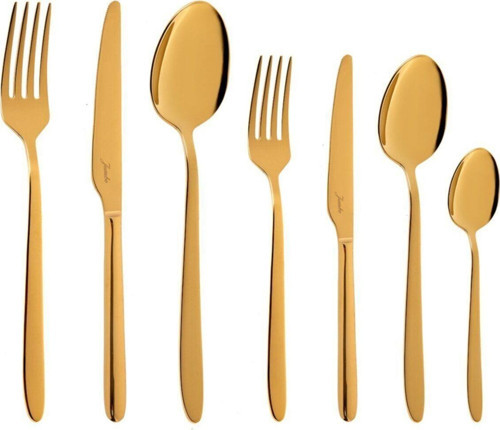9400 Titanyum Gold 12 Kişilik 84 Parça Çatal Kaşık Bıçak Takımı