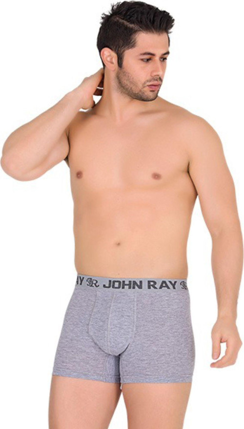 6 Lı John Ray Düz Boxer