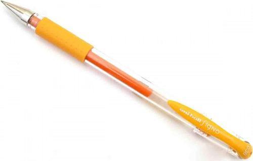 Uniball Signo NEEDLE 0.38mm İğne Uçlu Jel Kalem - Golden Yellow