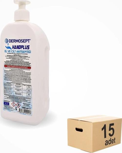 Handplus El Ve Cilt Antiseptiği 1000 ml - 15 Adet (1 Koli)
