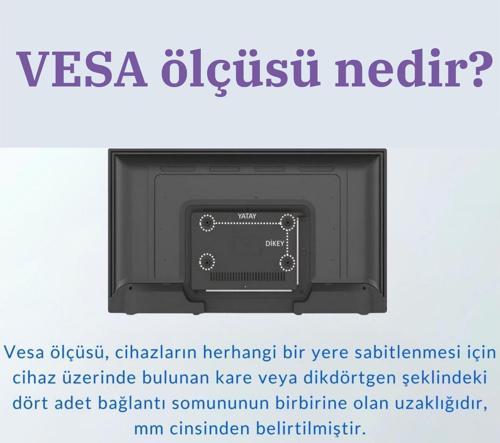 50ua2263dt 50'' 4k Ultra Hd Android 126/127 Ekran Lcd Led TV Hareketli Duvar Askı Aparatı