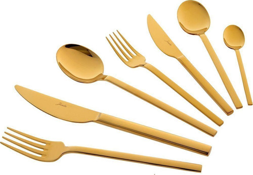 Titanyum Gold 84 Parça 12 Kişilik Çatal Kaşık Bıçak Takımı