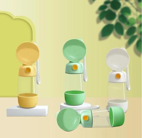 MDB Taşınabilir Evcil Hayvan Mama Hazneli Su Matarası