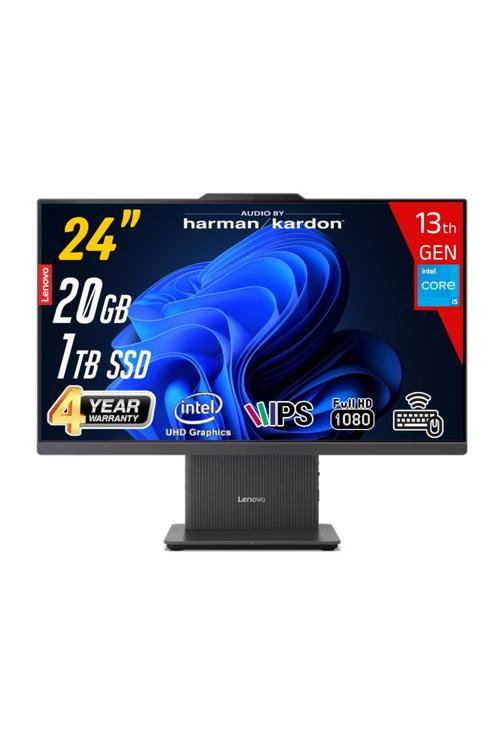 Icaıo 24Irh9 Intel Core İ5-13420H 20Gb 1Tb Ssd 23.8 Fhd Ips Freedos Siyah All İn One Bilgisayar