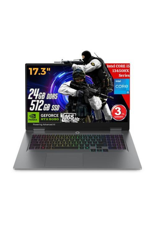 Loq 17Irx10 Aı Intel Core İ5-13450Hx 24Gb 512Gb Rtx5050 17.3 165Hz Freedos 83Jh0069Tr Bilgisayar