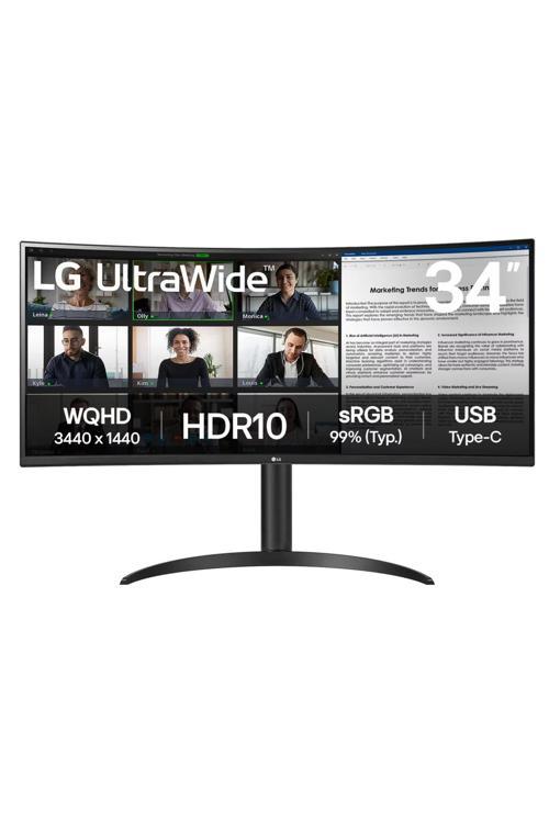 Ultrawide 34" 34Wr55Qk-B 5Ms 100Hz Usb Type-C Wqhd Kavisli (3440X1440) Ekran Monitör