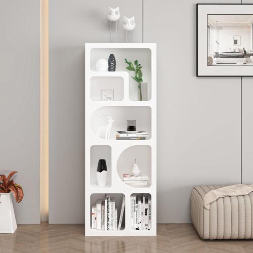 Bohem Kitaplık 135 Cm Mebran - Beyaz