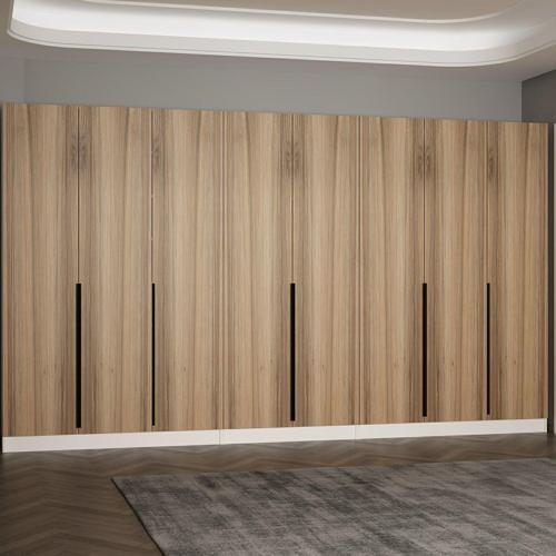 Kale 210 Cm 8 Kapaklı 4B Raf Portmanto Beyaz Dore Plus