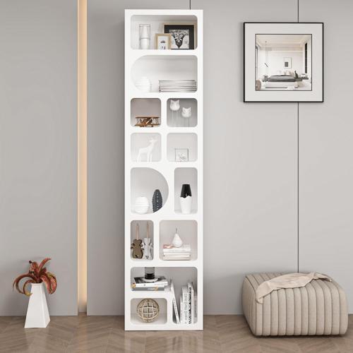 Bohem Kitaplık 205 Cm Mebran - Beyaz