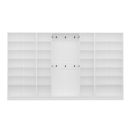 Kale210 8 Kapaksız 6 Bölme Raf Portmanto Beyaz