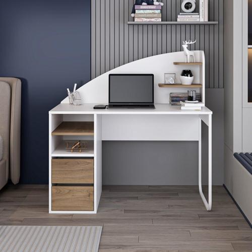 Mirel Çalışma Masası - Beyaz/Rahle