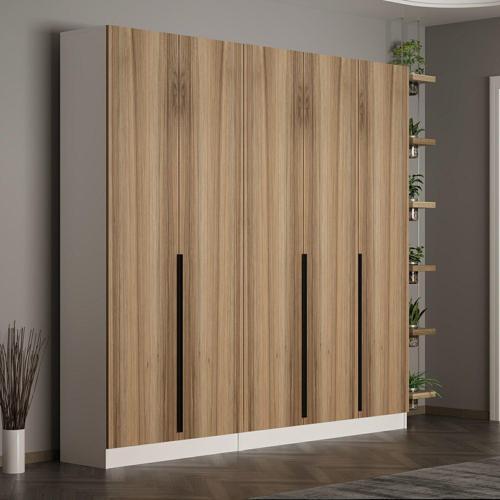 Kale 210 Cm 5 Kapaklı 3B Raf Portmanto Beyaz Dore Plus