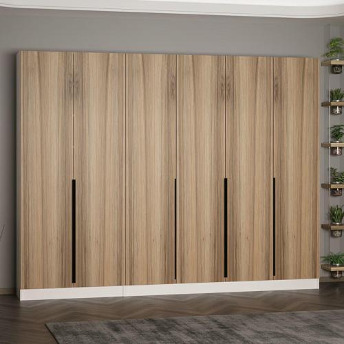 Kale 210 Cm 6 Kapaklı 4B Raf Portmanto Beyaz Dore Plus