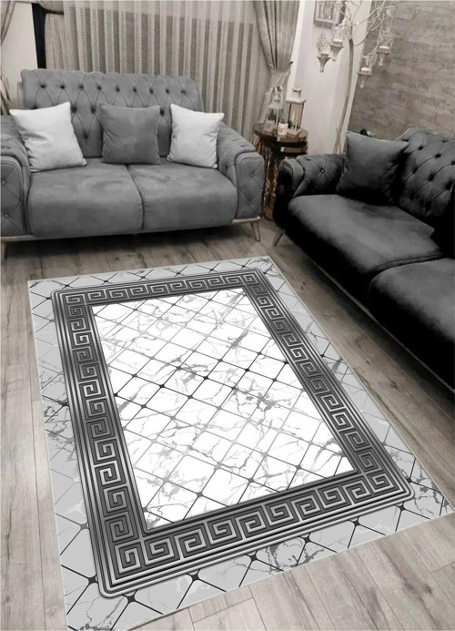 Kaymaz Tabanlı Yıkanabilir Baskılı Halı Yolluk