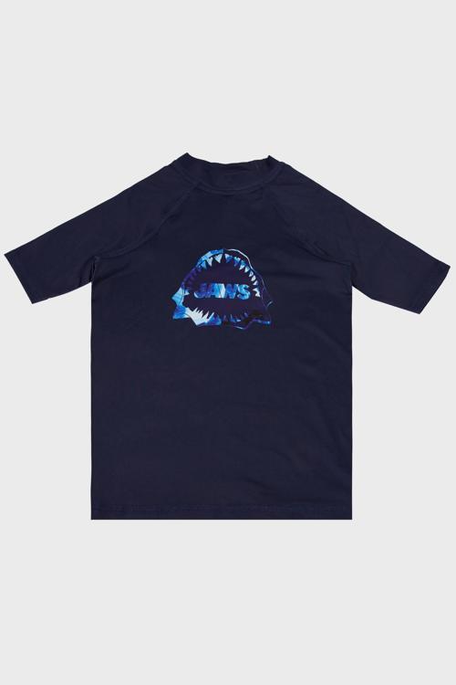 Lewis Baskılı Uv Korumalı Kısa Kollu Mayo Erkek Çocuk T Shirt ST2532100000 LACİVERT