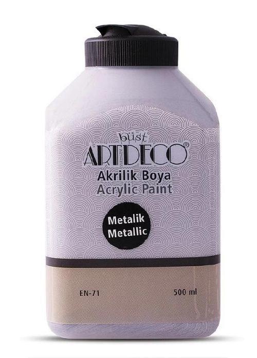 Metalik Akrilik Boya 500 ml. 3722 METALİK GÜMÜŞ
