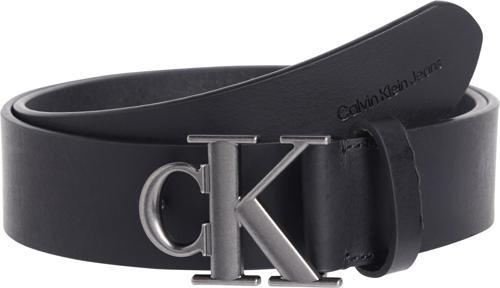 ROUND MONO PLAQUE LTHR BELT 40MM