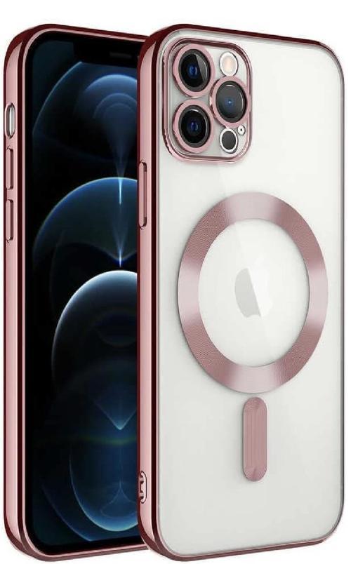 Lime iPhone 13 Pro Kılıf, Rose Gold Renkli, Kablosuz Şarj Uyumlu, Darbe Karşıtı Silikon Kapak