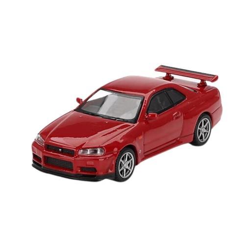 BFS Mini Gt 1/64 Nissan Skyline GT-R(R34) V-SPEC Active Red