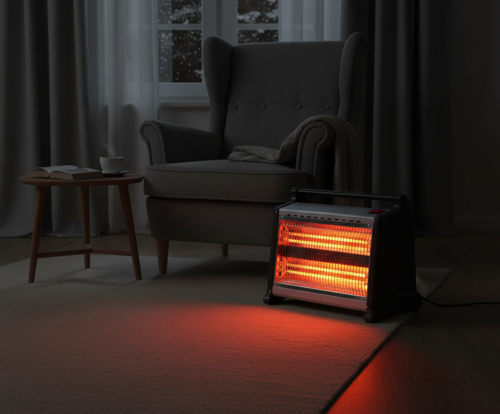 HS1001 QUATTRO – 4x4 Quartz Isıtıcı (1800W)