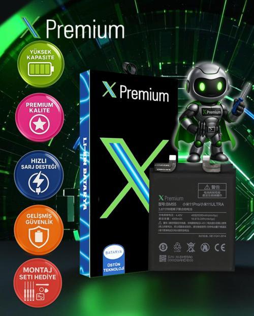 Xiaomi MI 11PRO Uyumlu Batarya Pil Süper Yüksek Kalite 5000 mAh BM55