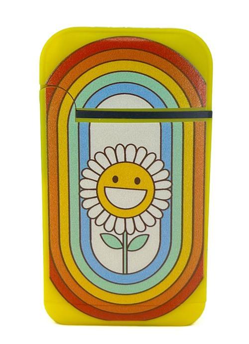 Zengaz Cool Tasarım Jet Alev Çakmak - Cheerful Daisy