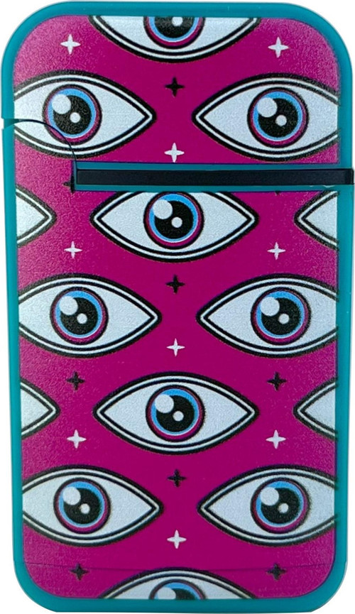 Zengaz Cool Tasarım Jet Alev Çakmak - Pink Eyes