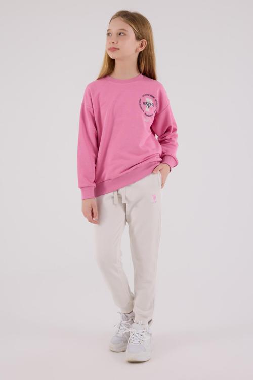 Lisanslı Kız Çocuk Alt Üst 2 Parça Eşofman Takımı US2313