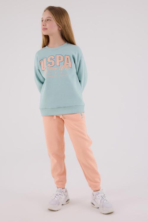 Lisanslı Kız Çocuk Alt Üst 2 Parça Eşofman Takımı US2315