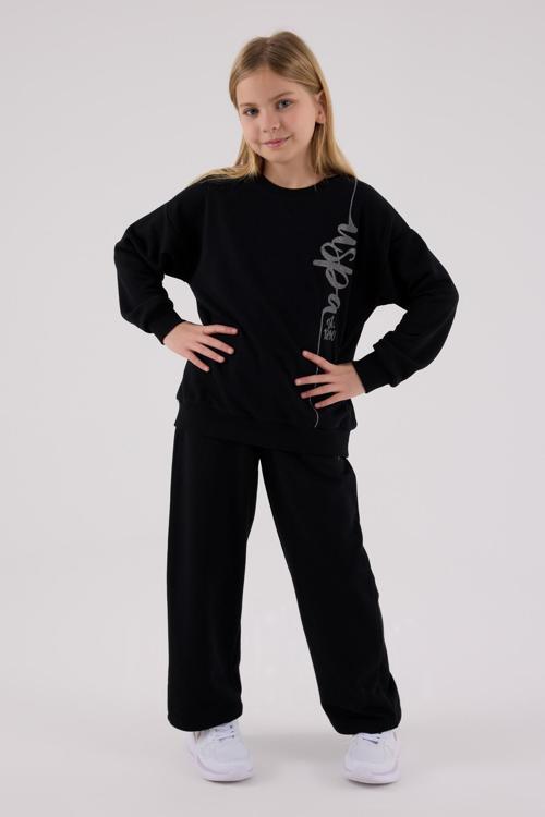 Lisanslı Kız Çocuk Alt Üst 2 Parça Eşofman Takımı US2304