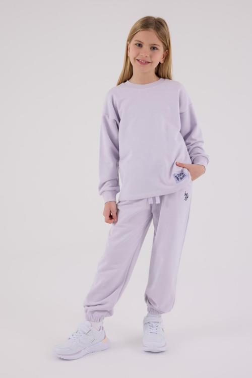 Lisanslı Kız Çocuk Alt Üst 2 Parça Eşofman Takımı US2300