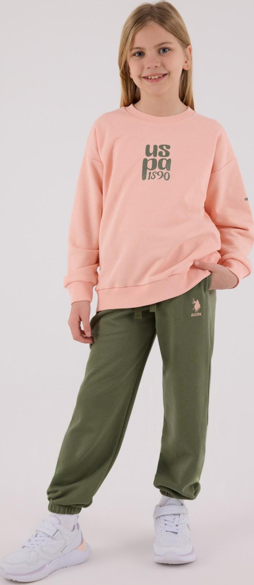 Lisanslı Kız Çocuk Alt Üst 2 Parça Eşofman Takımı US2308