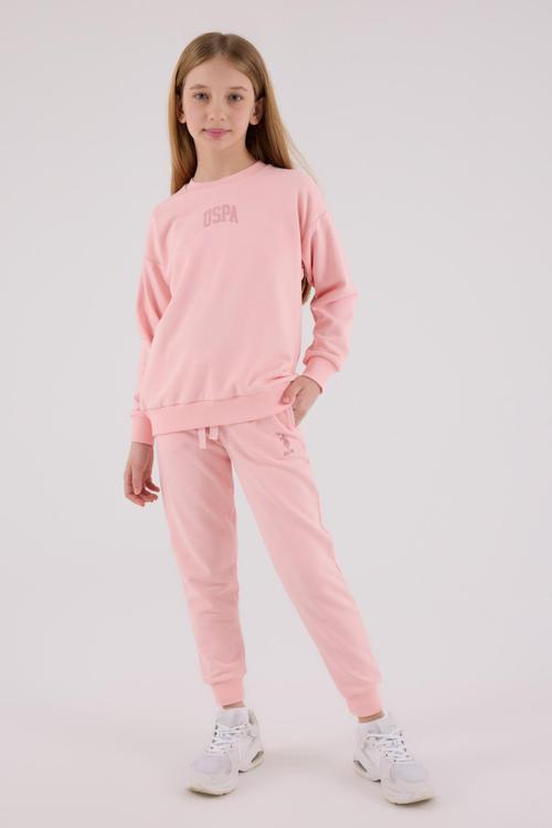 Lisanslı Kız Çocuk Alt Üst 2 Parça Eşofman Takımı US2320