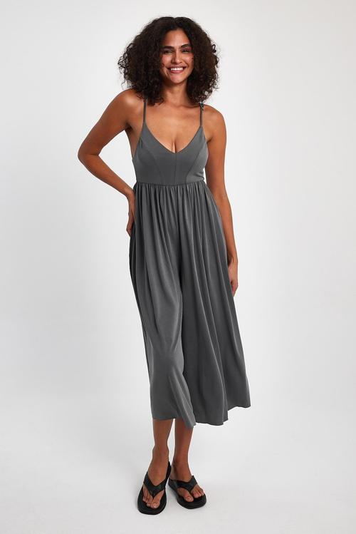 Askılı Tulum Elbise