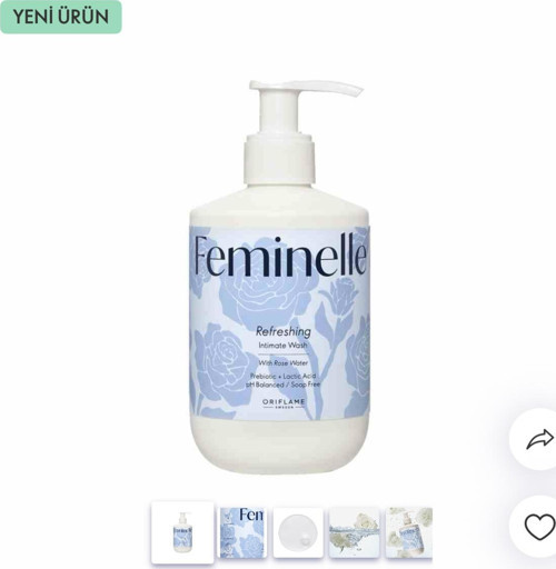 Feminelle Dış Genital Bölgeler için Gül Suyu Özlü Temizleme Jeli