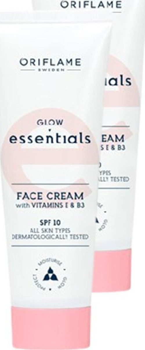 Glow Essentials E & B3 Vitaminli Yüz Kremi 2'li Set
