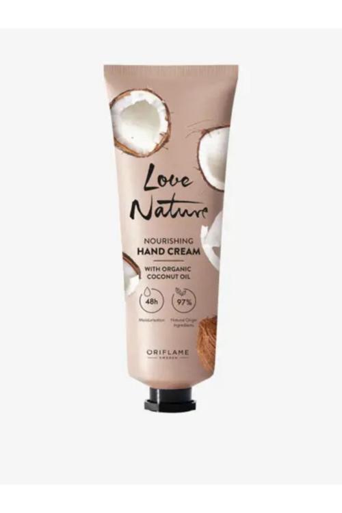 Love Nature Organik Hindistan Cevizi Yağı Içeren Nemlendirici El Kremi 75 ml